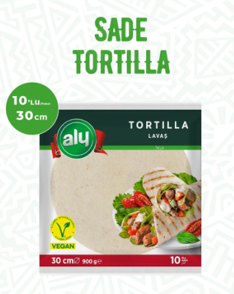 ALY TORTILLA 30 CM 10 PCS 900 GR*12