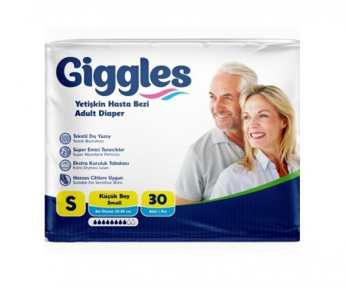 GİGGLES HASTA BEZİ 30 LU SMALL (50X85CM)*4