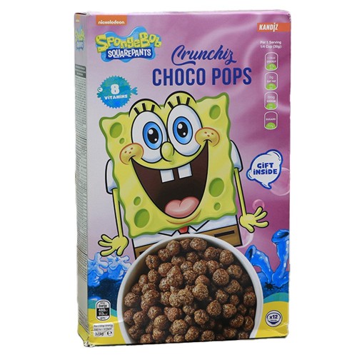 KANDİZ CHOCO POPS SÜNGER BOB 375 GR*12