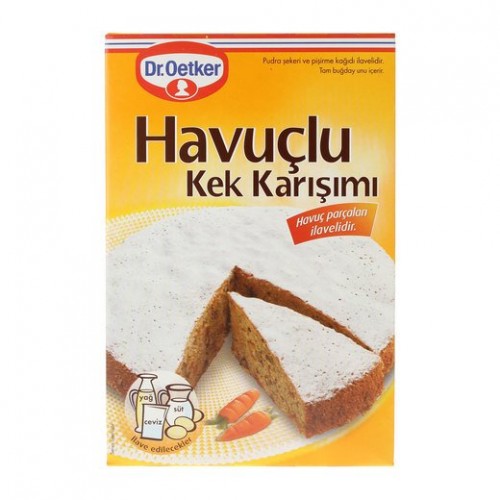 DR.OETKER KEK KARIŞIMI HAVUÇLU-TARÇINLI 496 GR*8