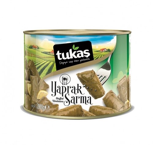 TUKAŞ 2.000 GR YAPRAK SARMA TNK*6