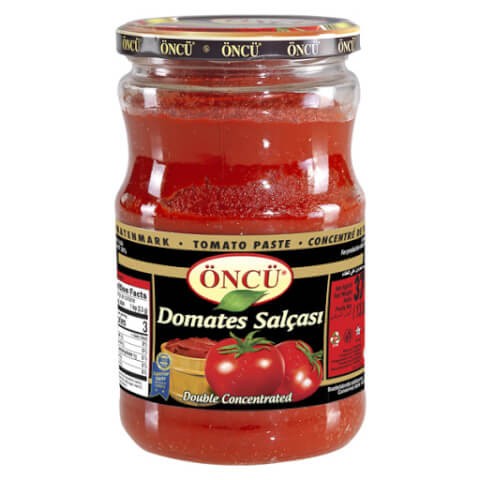 PÂTE DE TOMATES EN VERRE ÖNCÜ 370 GR * 12