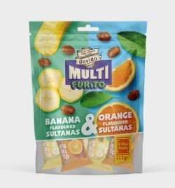 DOVİDO MULTİ FURİTO ORANGE BANANA (8 PIECES) 112GR*14