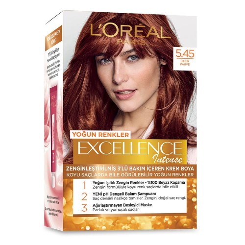 LOREAL EXCELLENCE (5.45) BAKIR KAHVE*1