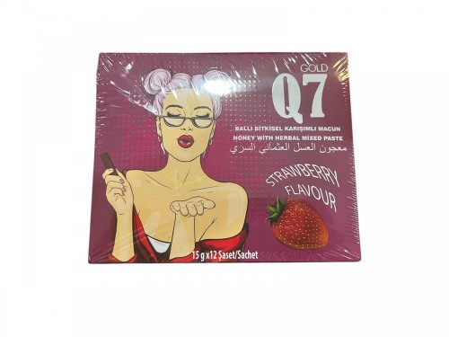 ENERGY GOLD Q7 ÇİLEKLİ BAL 15 GR TEK KUL.*12