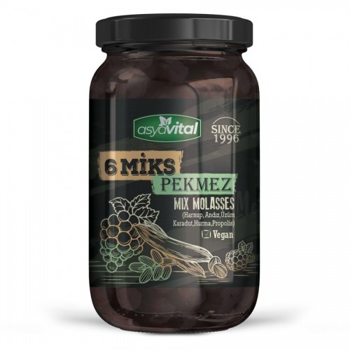 ASYA VİTAL 800 GR 6 MİKS PEKMEZ*12