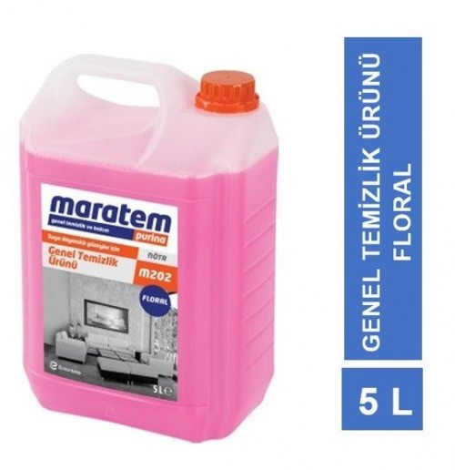 MARATEM (M202) 5 LT GENEL TEMİZLİK ÜRÜNÜ FLORAL*4