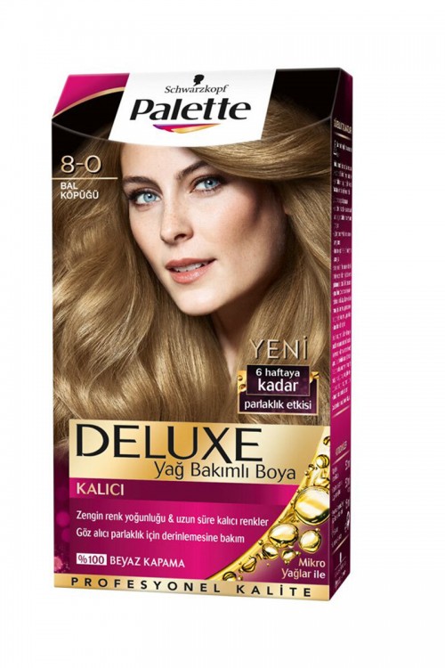 PALETTE DELÜXE 8-0 HAIR DYE HONEY FOAM * 3