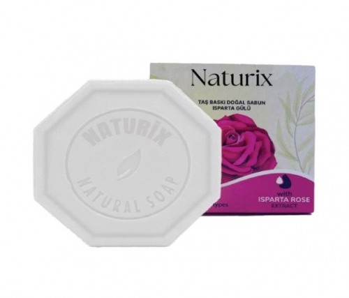 NATURİX 125 GR TAŞ BASKI SABUN ISPARTA GÜL*24