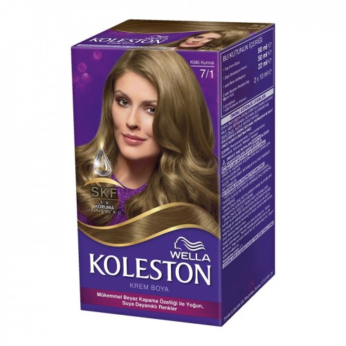 KOLESTON TEINTURE CHEVEUX 7/1 BLOND CENDRÉ * 3