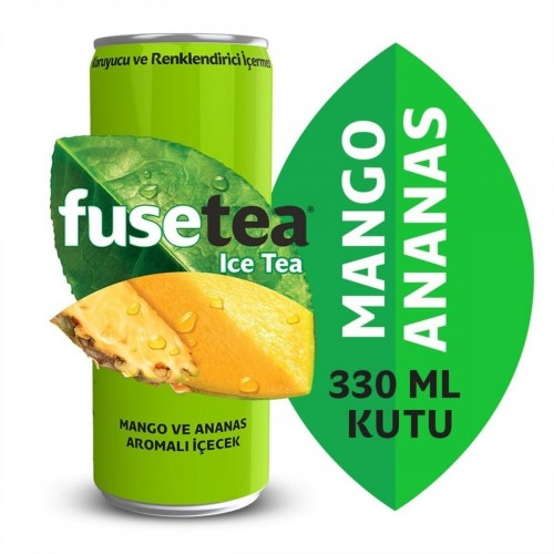 FUSE TEA 330 ML CAN MANGO-PINEAPPLE *12