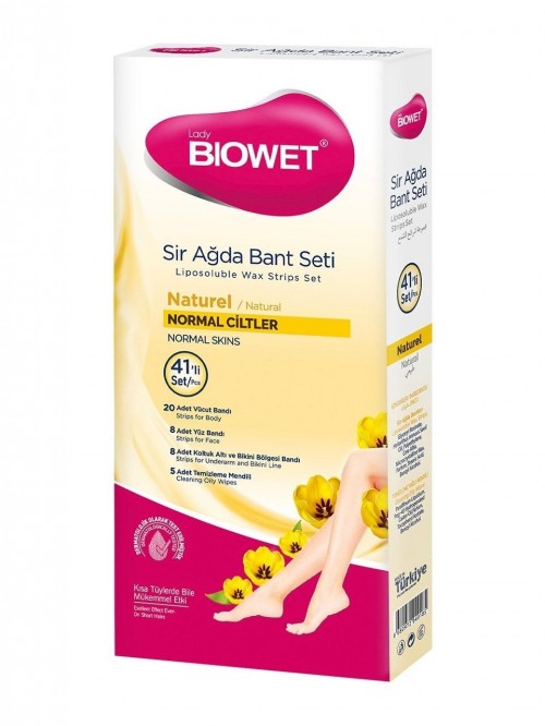 BİOWET SIR AĞDA BANDI SETİ 41Lİ NATUREL*36