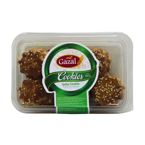 GAZAL 300 GR TUZLU KURABİYE SUSAMLI PAPATYA*20