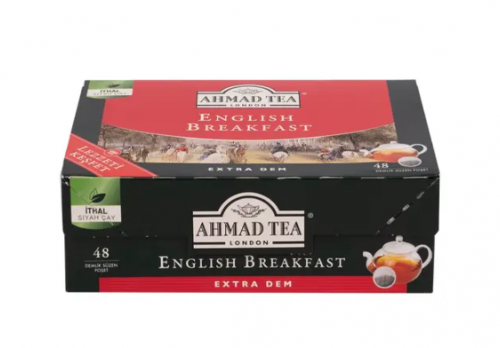 AHMAD TEA TEAPOT TEA BAGS 48 Pcs BREAKFAST*12 (2136)