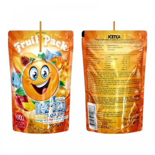 FRUİT PACK ICE TEA MANGO VE ŞEFTALİ ARM.200 ML*20