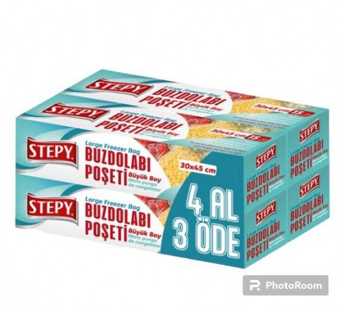 STEPY BUZDOLABI POŞETİ 4 AL 3 ÖDE BÜYÜK*48