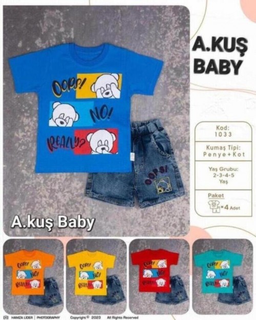 BOY PRINTED JEANS SUIT