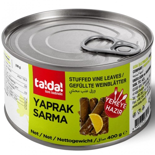 TADA 400 GR YAPRAK SARMA KONSERVE*12