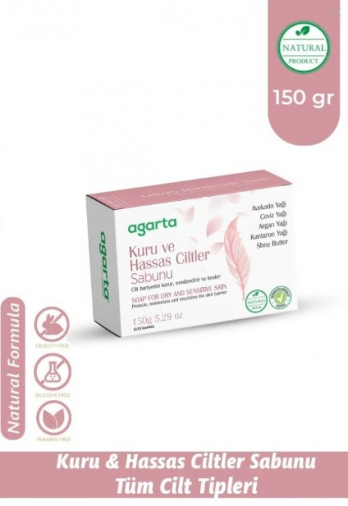 AGARTA 150 ML DERMO DRY AND SENSITIVE SKIN SOAP*6