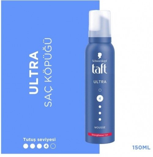 TAFT SAÇ KÖPÜK 150 ML ULTRA (MAVİ)*6