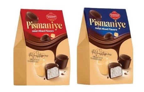 H. ABDULLAHOĞLU CHOCOLATE COATED PISHMANİYE 500 GR *12