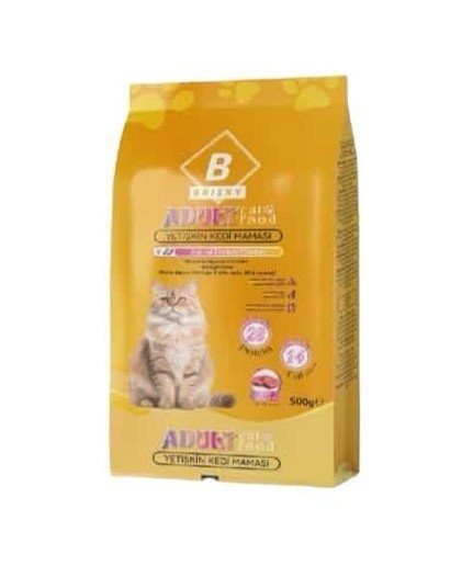 BRISKY 500GR DRY FOOD CAT ADULT BEEF*24