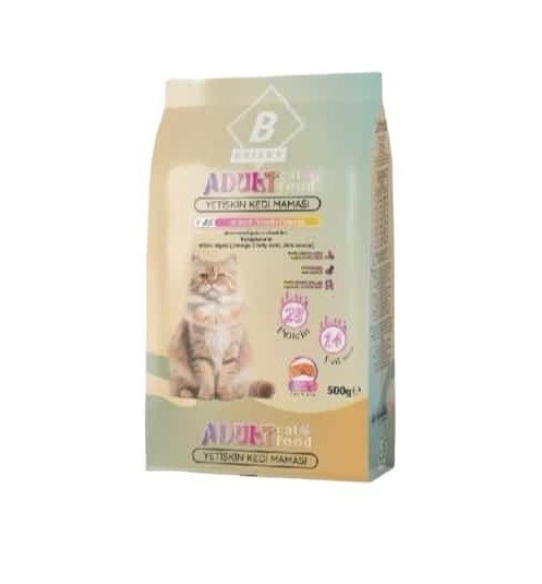 BRISKY 500GR DRY FOOD CAT ADULT WITH SALMON*24