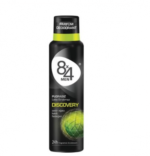 8*4 DEO 150 ML BAY DISCOVERY SANS POUDRE*1