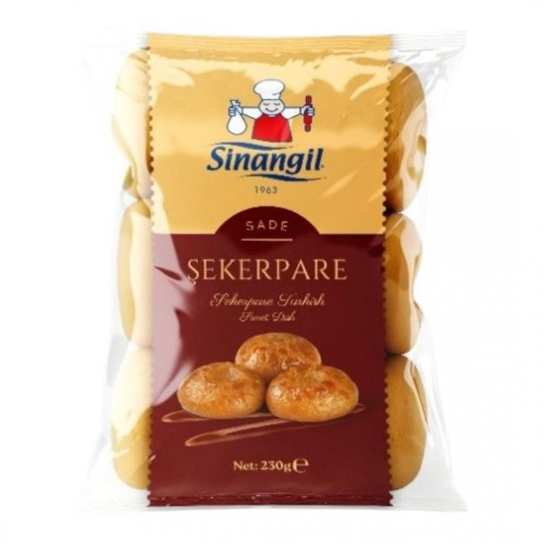 SİNANGİL 230 GR ŞEKERPARE SADE*30