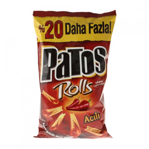 PATOS ROLLS HOT %20 PARTY 167GR*15