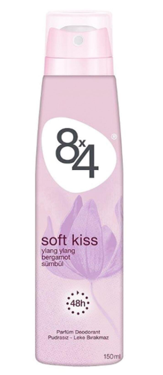 8*4 DEO 150 ML WOMEN SOFT KISS POWDER*1