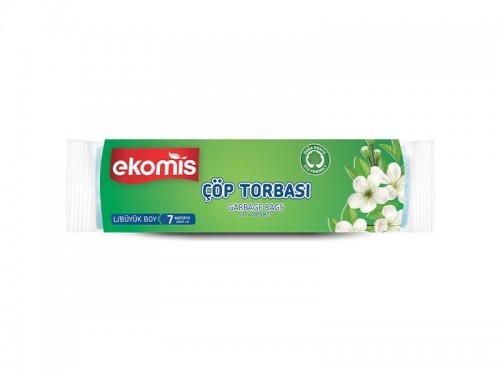 EKOMİS ÇÖP TORBASI BÜYÜK BOY 7 Lİ*50