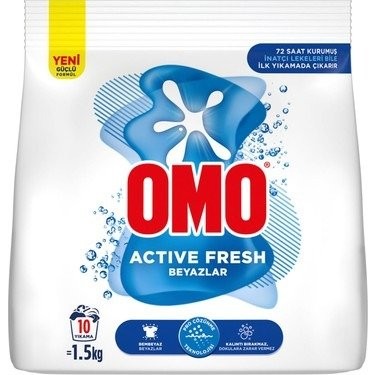 OMOMATİK ACTIVE FRESH 1,5 KG BEYAZ*9