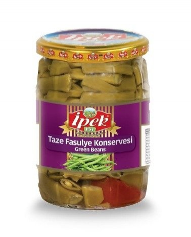 İPEK CANNED FRESH BEANS 540 GR GLASS*12