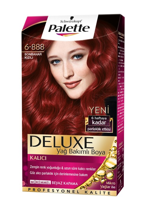 PALETTE DELÜXE 6-888 TEINTURE CHEVEUX FALL RED * 3