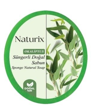 NATURİX 150 GR SÜNGERLİ SABUN OKALİPTUS*24