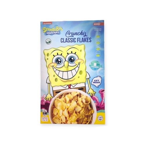 KANDİZ CLASSİC FLAKES SPONGE BOB 375 GR*12