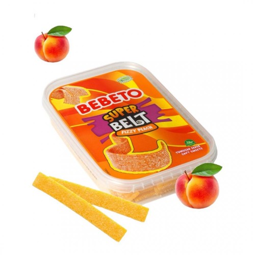 BEBETO 400 GR S.BELT FİZZY PEACH KASE*12