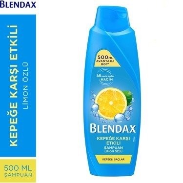 BLENDAX 500 ML ŞAMP.LİMON ÖZLÜ KEPEĞE KARŞI*6