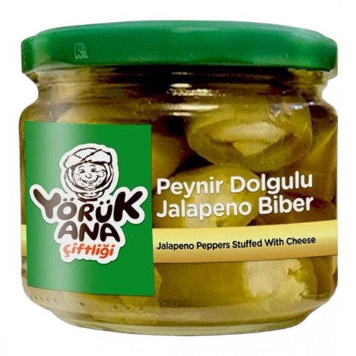 YÖRÜK ANA 320 GR CHEESE-FILLED JALAPENO PEPPER*6