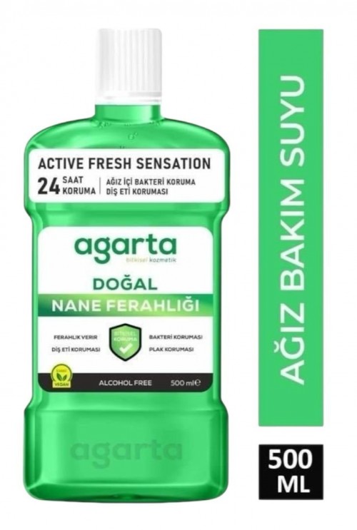 AGARTA 500 ML NATURAL MINT MOUTH CARE WATER*6
