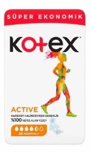 KOTEX ACTIVE QUADRO 4LÜ NORMAL(22Lİ)*12