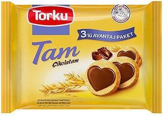 TORKU WHOLE CHOCOLATE BISCUIT 83GR*3*12