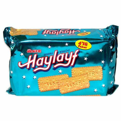 ÜLKER (81-08) HAYLAYF BISCUIT 4 PCS 256 GR * 8