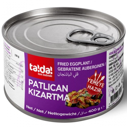TADA 400 GR PATLICAN KIZARTMA KONSERVE*12
