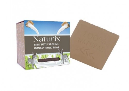 NATURIX 125 GR SQUARE SOAP WITH DONKEY MILK*24