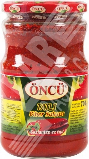 ÖNCÜ CAM BİBER SALÇA TATLI 700GR*12