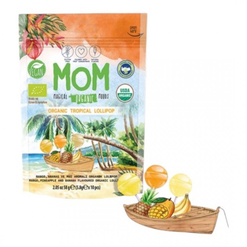 DK.MOM 5,8 GR ORG.ANANAS-MANGO-MUZ ŞEKER*12