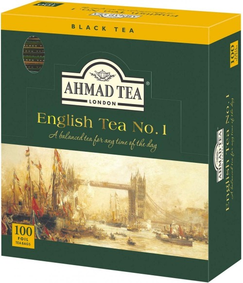 أحمد أكياس شاي 100 كيس شاي إنجليزي رقم 1*12 (790)