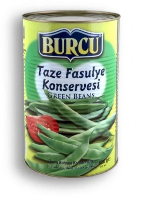 BURCU 4 KG KONSERVE TAZE FASULYE*6